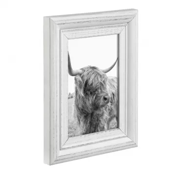 Vieno nuotraukos rėmelis Hama Canuto White Glass Wood