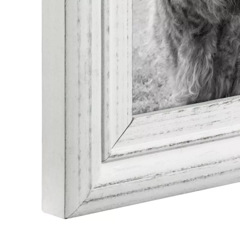 Vieno nuotraukos rėmelis Hama Canuto White Glass Wood