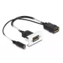DeLOCK Easy 45 DisplayPort modulis su DC maitinimo jungtimi 2,1 x 5,5 mm, 4K 60 Hz