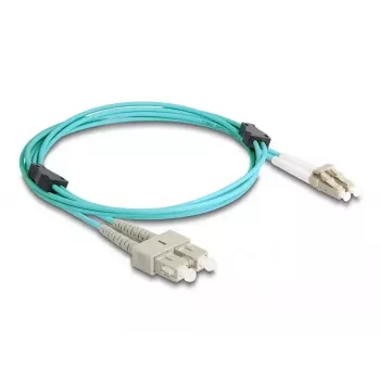 DeLOCK Fiber Optical Cable LC Duplex į SC Duplex OM3 2m