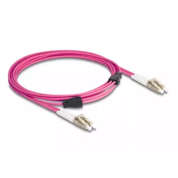 DeLOCK Fiber Optical Cable LC Duplex – LC Duplex OM4 3m