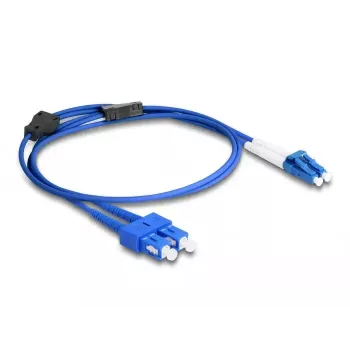DeLOCK Fiber Optical Cable LC Duplex į SC Duplex Single Mode OS2 1 m