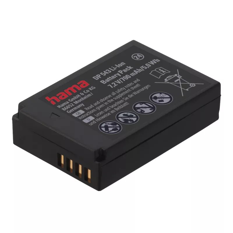 Baterija Hama DP 543 ličio jonų 700 mAh skirtas fotoaparatui