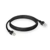 ACT Black 7 metrų S/FTP CAT7 PUR lankstus jungiamasis kabelis su apsaugotais RJ45 kištukais (atitinka CAT6A)
