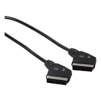 SCART kabelis Hama 00182020 3 m, 21 kontaktų, juodas