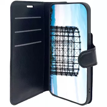 JT BERLIN Schöneberg Folio dėklas iPhone 14 15,5 cm juodas