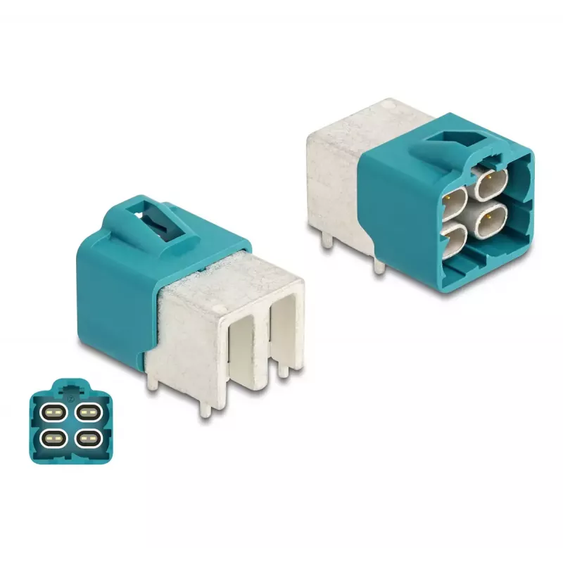 DeLOCK HDMTD keturgubas lizdas, kampuotas, PCB montavimui