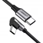 Ugreen 50123 USB-C laidas USB 2.0 1 m juodas, sidabrinis