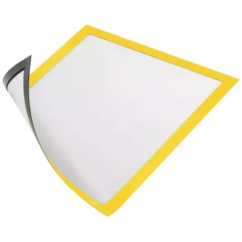 Durable DURAFRAME MAGNETIC A4 informacinis rėmelis, geltonas, 5 vnt. (486904)
