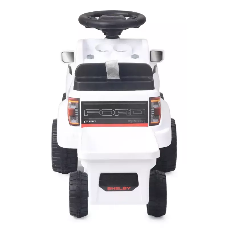 Vaikiškas automobilis Jamara Shelby Ford F-150 Raptor – baterijomis maitinamas, 1 vieta, 4 ratai, juoda/balta