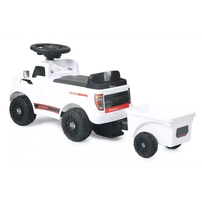 Vaikiškas automobilis Jamara Shelby Ford F-150 Raptor – baterijomis maitinamas, 1 vieta, 4 ratai, juoda/balta