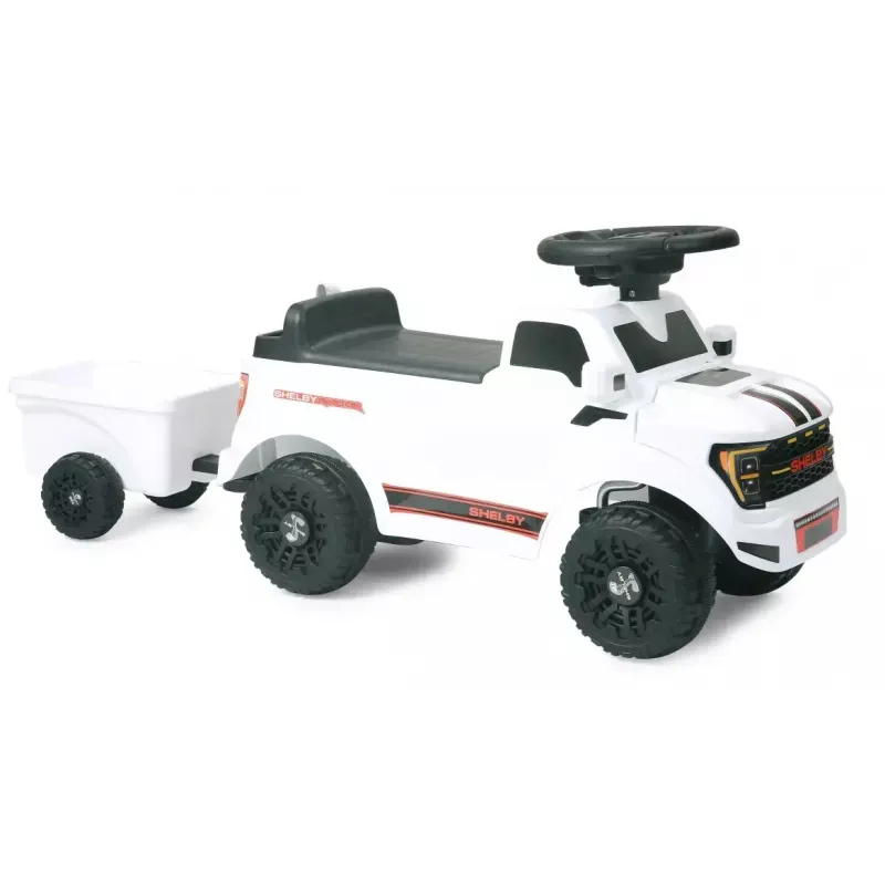 Vaikiškas automobilis Jamara Shelby Ford F-150 Raptor – baterijomis maitinamas, 1 vieta, 4 ratai, juoda/balta