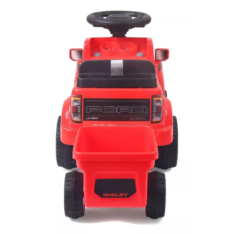 Vaikiškas elektrinis automobilis Jamara Shelby Ford F-150 Raptor, 1 sėdynė, 4 ratai, juoda/raudona