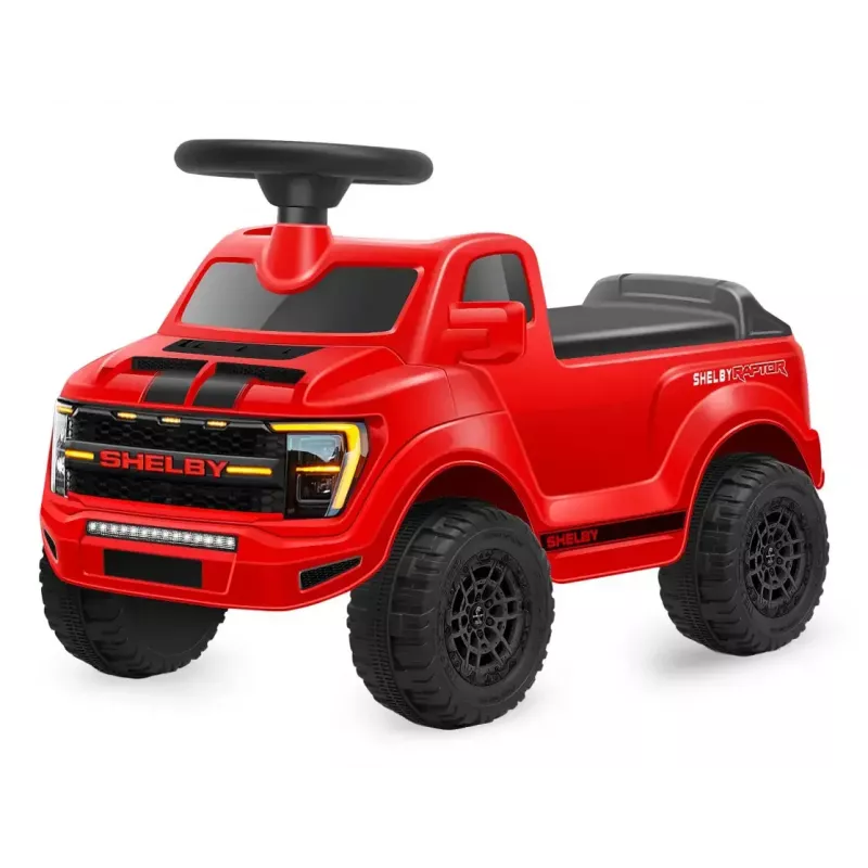 Vaikiškas elektrinis automobilis Jamara Shelby Ford F-150 Raptor, 1 sėdynė, 4 ratai, juoda/raudona