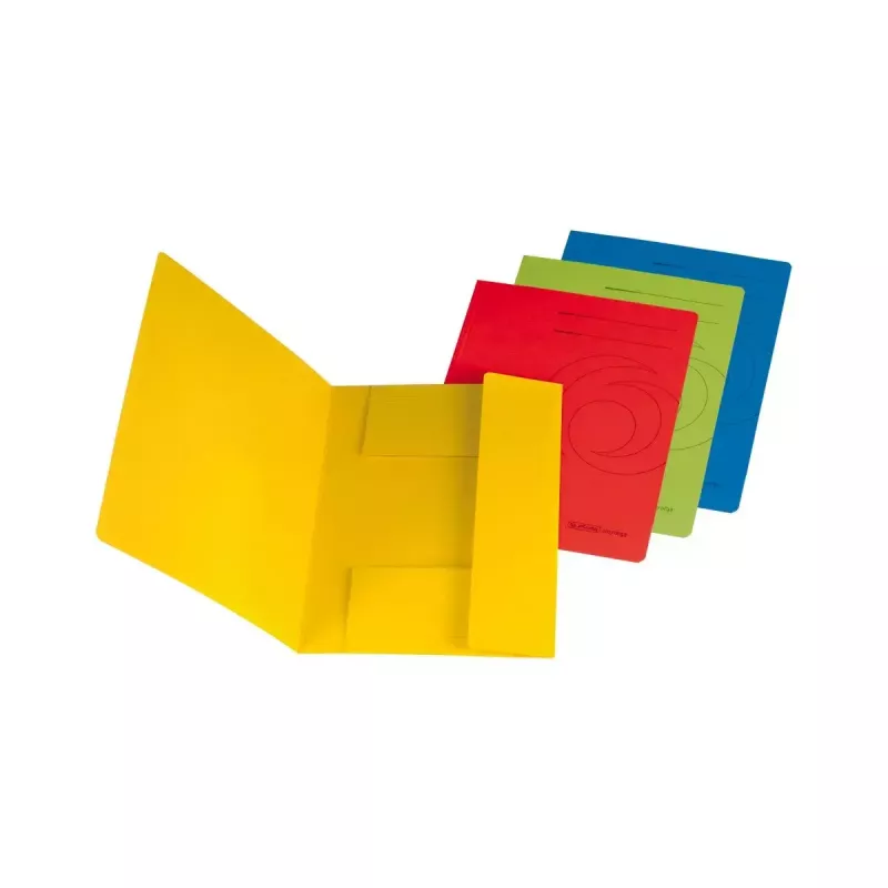 A4 kartoninis aplankas Herlitz 11076437 geltonas