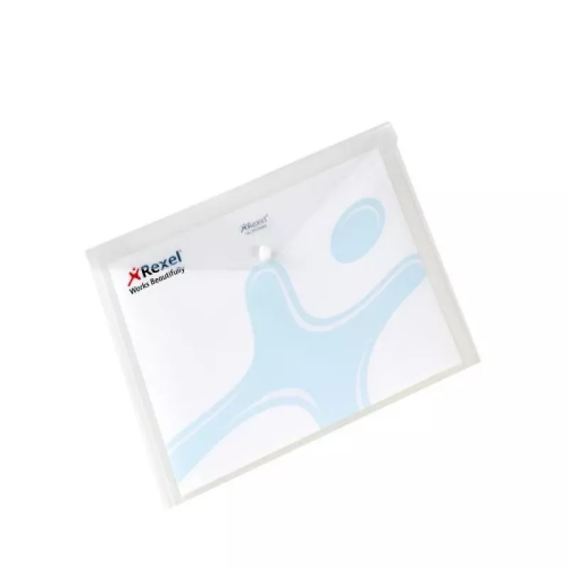 Rexel Popper Wallet A4 balta (5 vnt.)