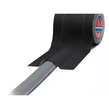 Lipni juosta TESA 4611 juoda 25 m kaustinė