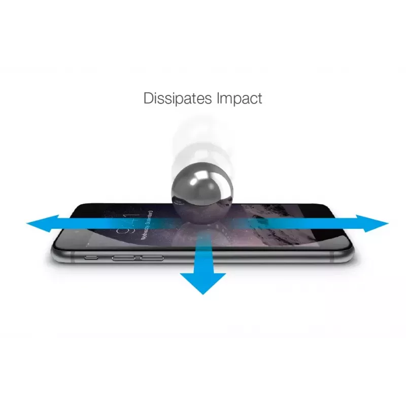 Apsauginis stiklas JustMobile AutoHeal, skirtas iPhone 6 Plus/6s Plus