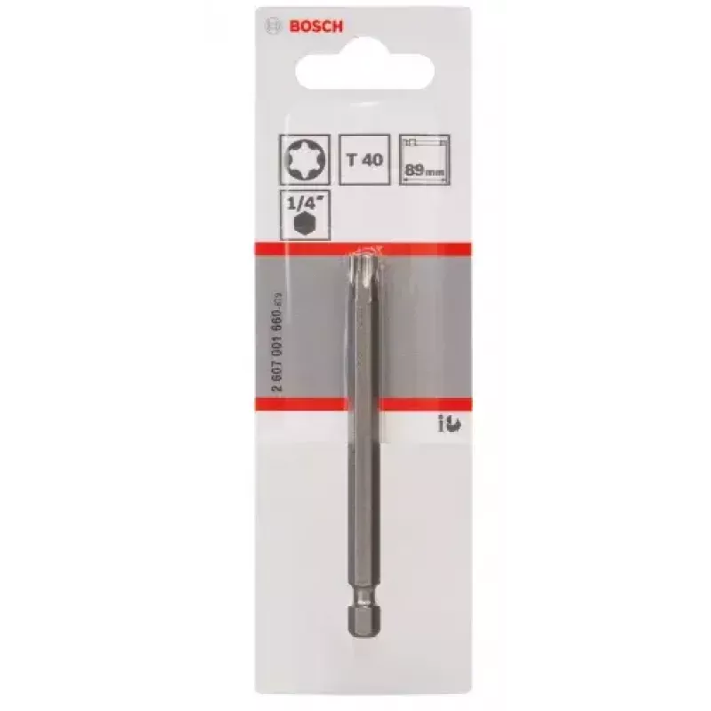 Antgalis atsuktuvui Bosch 2607001660 T40 ypač kietas 89mm 1vnt