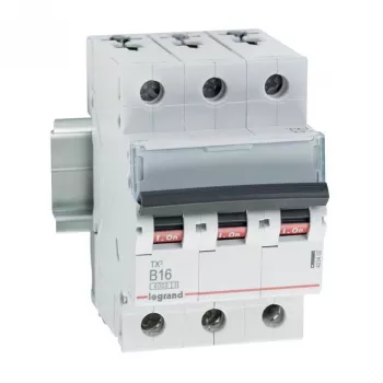 Legrand TX3 automatinis jungiklis B charakteristika 3 poliai 16 A 400 V