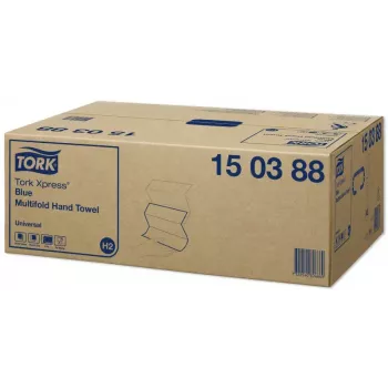 Popieriniai rankšluosčiai Tork 150388 237 lapų mėlyni