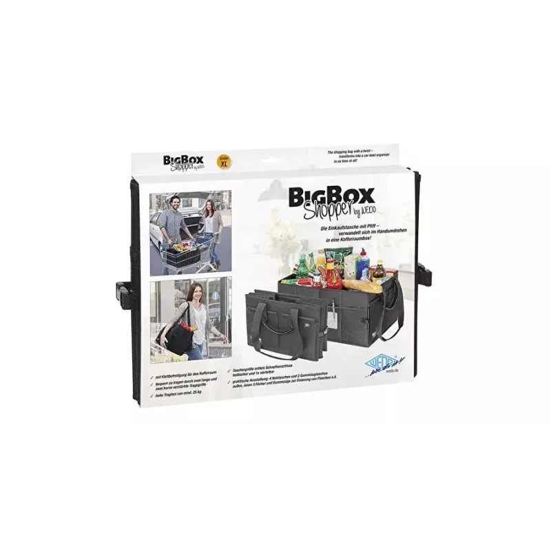 WEDO BigBox Shopper XL pirkinių krepšys, juodas