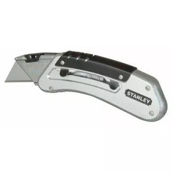 Pjovimo peilis Stanley 0-10-810 juodas metalinis snap-off ašmenimis
