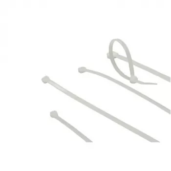ACT kabelių raištis permatomas, ilgis 280 mm, plotis 4,8 mm