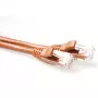 ACT Brown 7 metrų U/UTP CAT6A pataisinis laidas su RJ45 jungtimis, apsaugotas nuo užkliuvimo