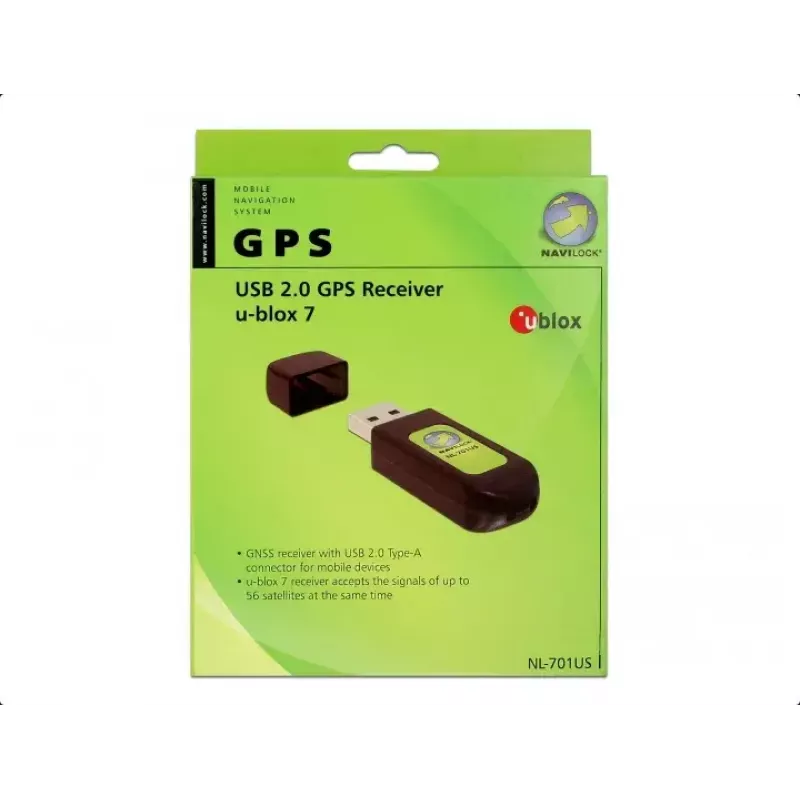 GPS imtuvo modulis USB Navilock NL-701US