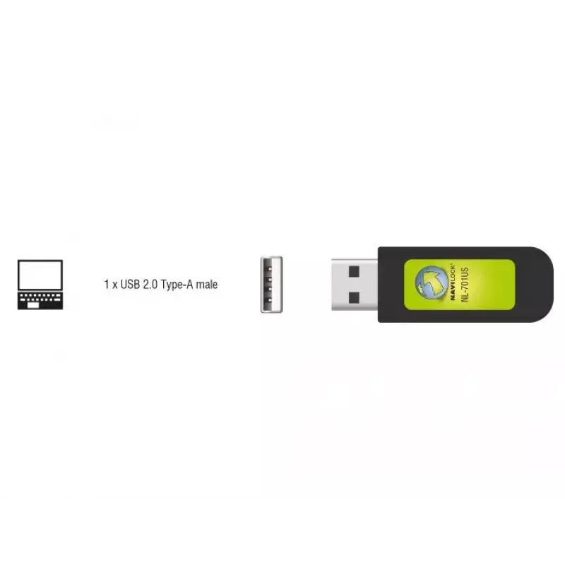 GPS imtuvo modulis USB Navilock NL-701US