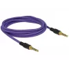 Garso kabelis 3,5 mm lizdas – lizdas DeLOCK 85599 2 m violetinis