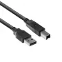 USB laidas ACT USB 2.0 A kištukas - USB B kištukas 5,00 m