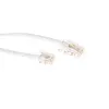 ACT White 10 m plokščias telefono laidas su RJ11 ir RJ45 jungtimis