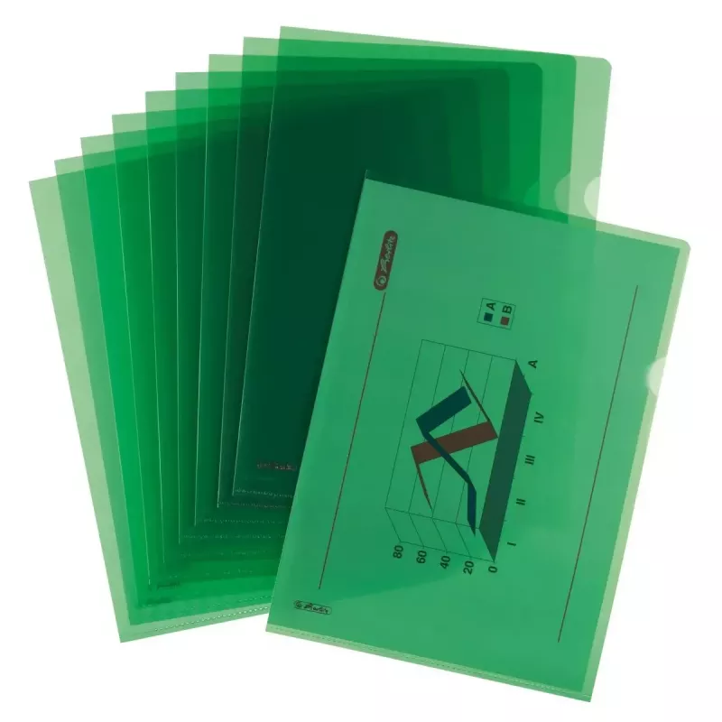 Aplankalas Herlitz 50009114 polipropilenas (PP) žalias A4
