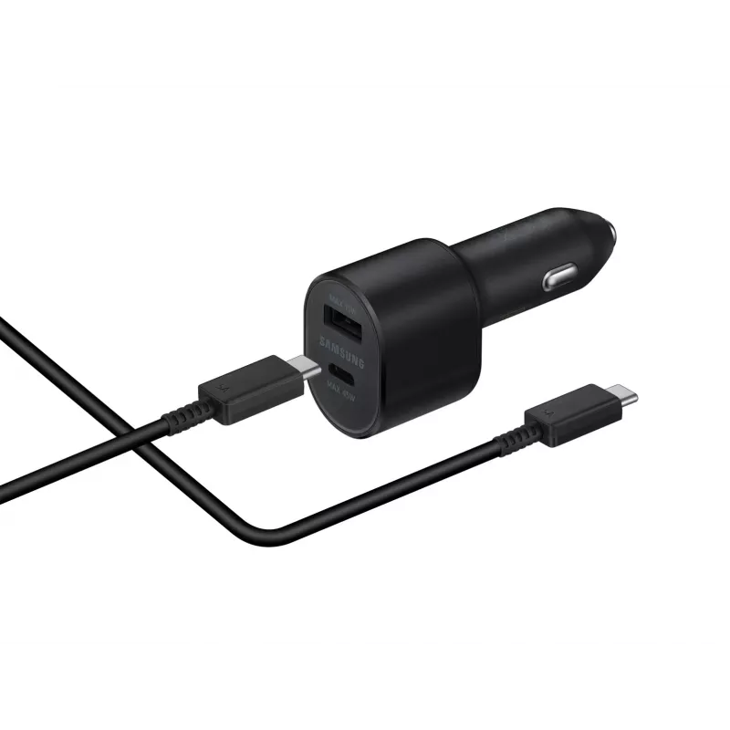 Samsung EP-L5300XBEGEU universalus automobilinis įkroviklis, juodas, USB 2.0 / USB Type-C, 60 W, 1 m