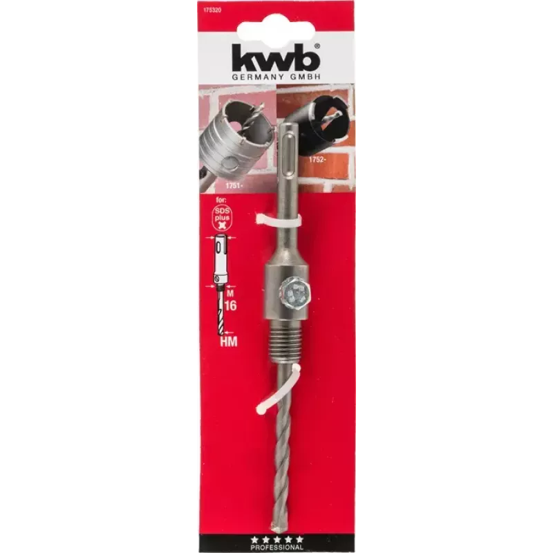 Gręžtuvas KWB 175320 SDS Plus sidabrinis 1 vnt.