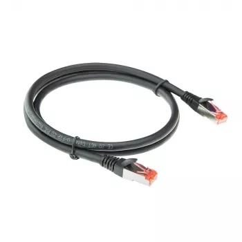 ACT Black 15 m CAT6A U/FTP pataisos laidas, didelio lankstumo, be užkliuvimo, RJ45