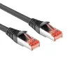 ACT Black 15 m CAT6A U/FTP pataisos laidas, didelio lankstumo, be užkliuvimo, RJ45