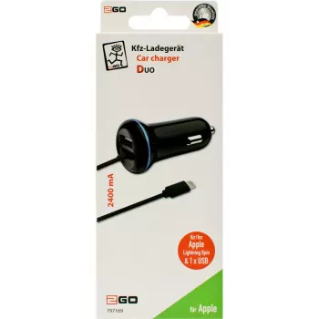 Automobilinis įkroviklis 2GO 797169 Universalus Juodas Cigar lighter Auto 12/24V