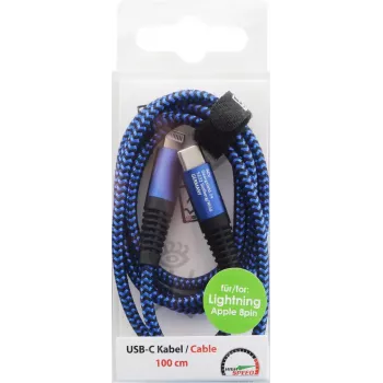 2GO 797196 Lightning kabelis 1 m mėlynas USB-C