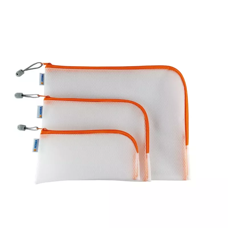 Dėklas pieštukams HERMA 20006 Hard EVA Oranžinis Peršviečiamas 110x230mm