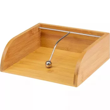 Servetėlių laikiklis Westmark Tapas + Friends Wood, bambukas ir plienas, 330×330 mm