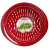 Virtuvinis sietelis Westmark 2424227R, plastikinis, apvalus, 25 cm skersmuo, raudonas