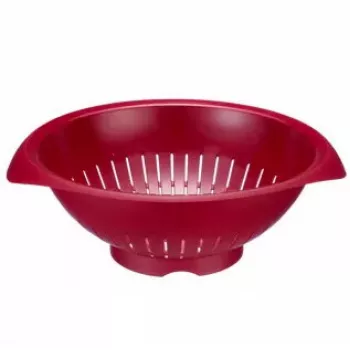 Virtuvinis sietelis Westmark 2424227R, plastikinis, apvalus, 25 cm skersmuo, raudonas