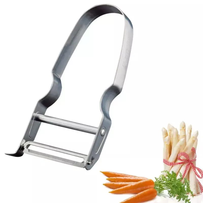 Ašparaginių skutiklis Westmark Steel 60902270, nerūdijančio plieno ašmenys, 65×13×115 mm