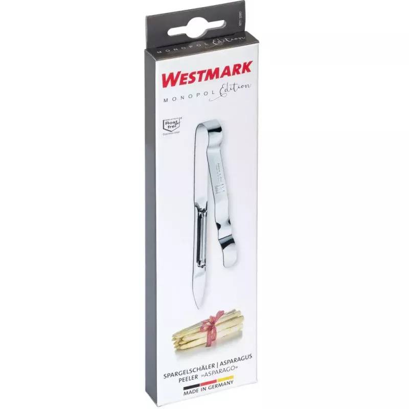 Šparaginių daržovių skustukas Westmark Asparago, nerūdijančio plieno geležtė, plotis 51 mm, ilgis 175 mm