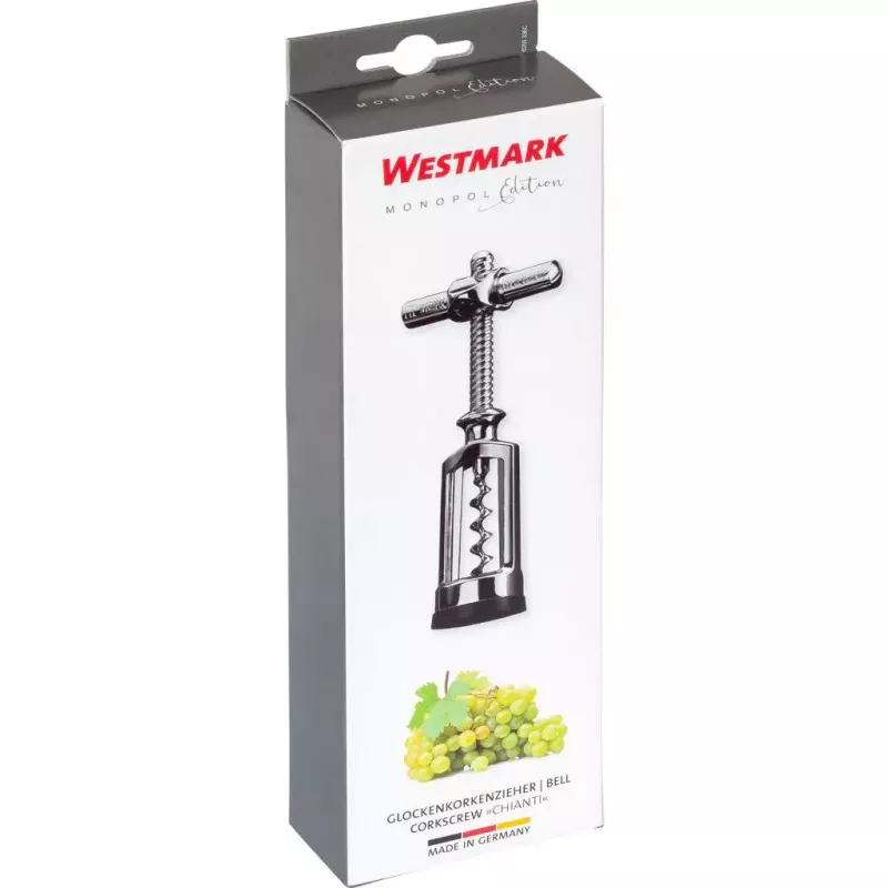 Kamščiatraukis Westmark 6255336C, cinkuotas plienas, 150 × 68 × 35 mm, pagamintas Vokietijoje
