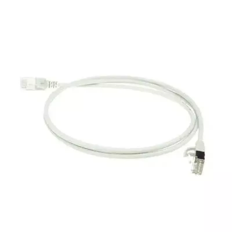 ACT pilka 10 m LSZH U/FTP CAT6A plonas duomenų centro pataisinis kabelis su apsauga nuo užkabinimo ir RJ45 jungtimis