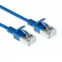 ACT Blue 7 m LSZH U/FTP CAT6A plonas duomenų centro pataisos laidas su apsauga nuo užkabinimo ir RJ45 jungtimis